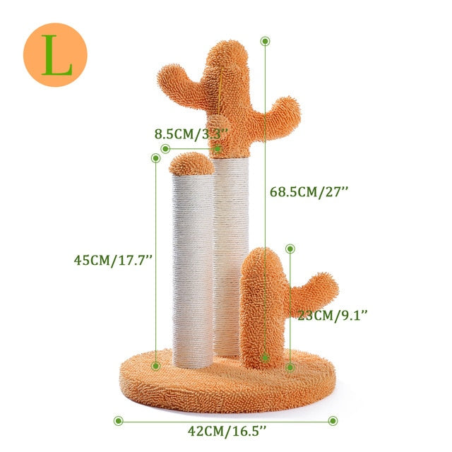 Large cactus cat tree